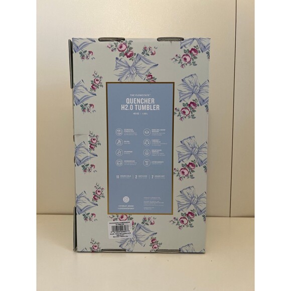 New! Stanley x LoveShackFancy Tumbler 40oz - Pastel Blue - Picture 5 of 6